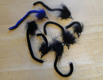 Mop Leeches - Mop Chenille Leech and Worm fly tying materials